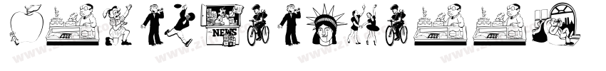 New York Yankees字体转换